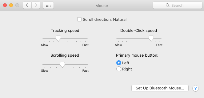 steermouse mac disable acceleration